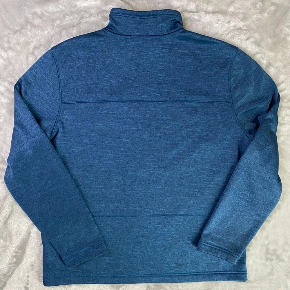 The North Face Fleece Jacket Mens XL Blue NF0A2RDJ Space Dye Full Zip